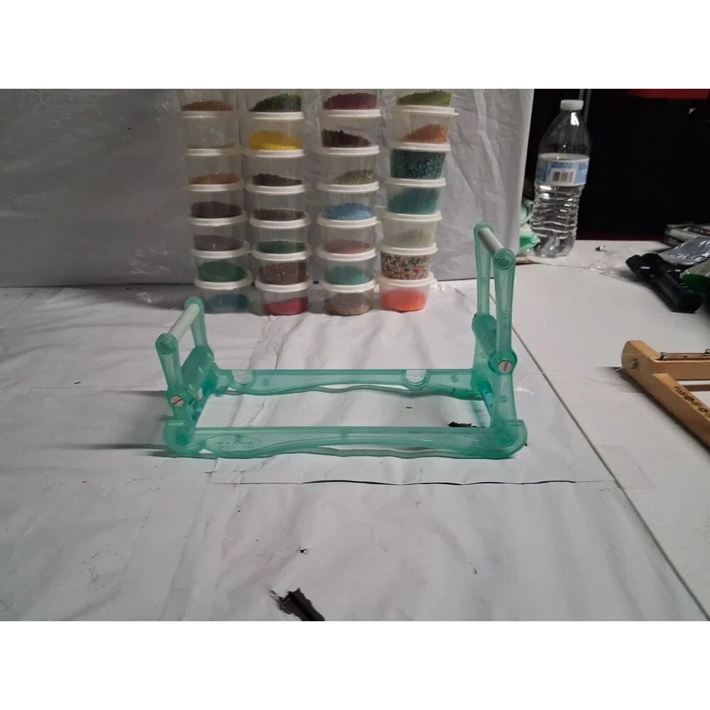 Massive  Bead Loom And Beads Lot 2 Bead Looms And Tons Of Beads Glass And More
